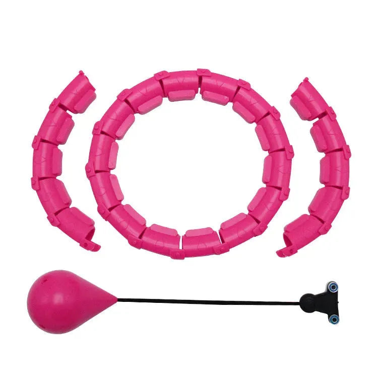Fitness Ring Adjustable Sport Hoops Abdominal Thin Waist Exercise Detachable Massage Fitness Hoops Gym Home Training Weight Loss - Bellarte Enchanté Fitness Ring Adjustable Sport Hoops Abdominal Thin Waist Exercise Detachable Massage Fitness Hoops Gym Home Training Weight Loss